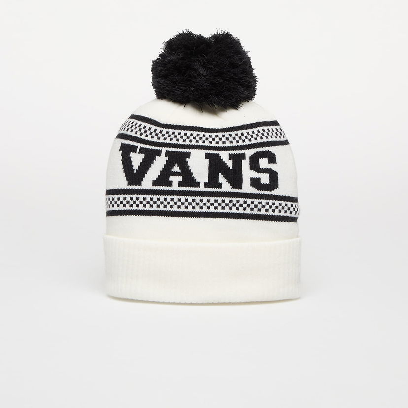 Шапка Vans Hat Check Pom Beanie Marshmallow Universal Бяло | VN000HT1FS81