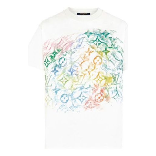 Тениска Louis Vuitton Crewneck Short Sleeve T-Shirt Бяло | 1A8GUS