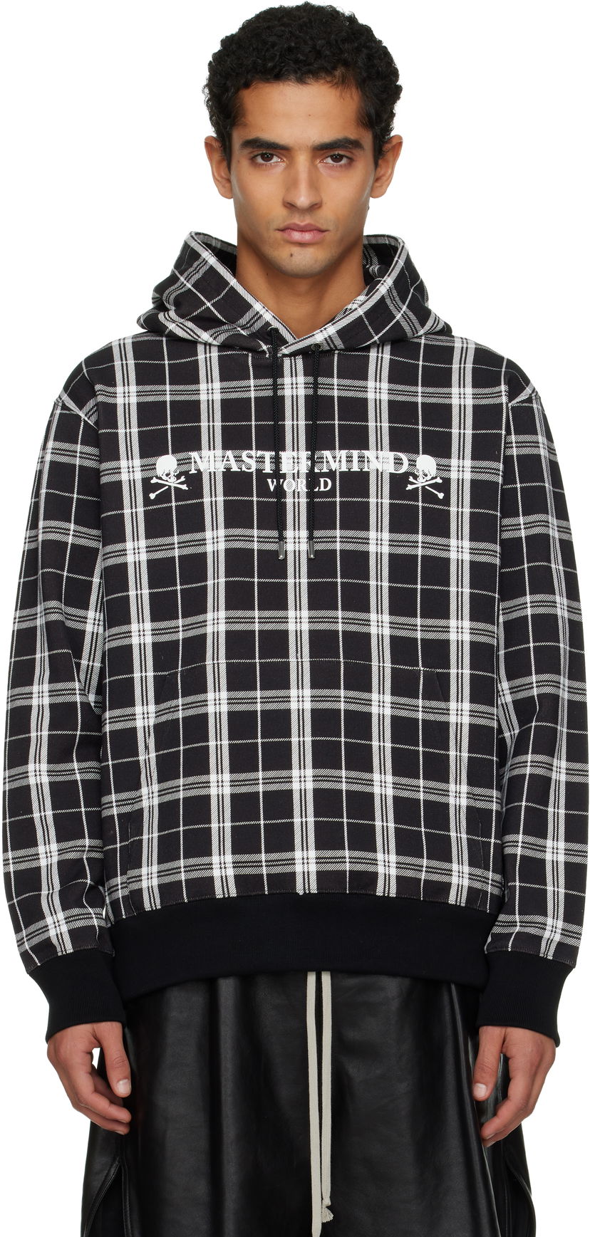 Суитчър Mastermind WORLD Plaid OG Logo Hoodie Многоцветен | MW25S15-SW025-005