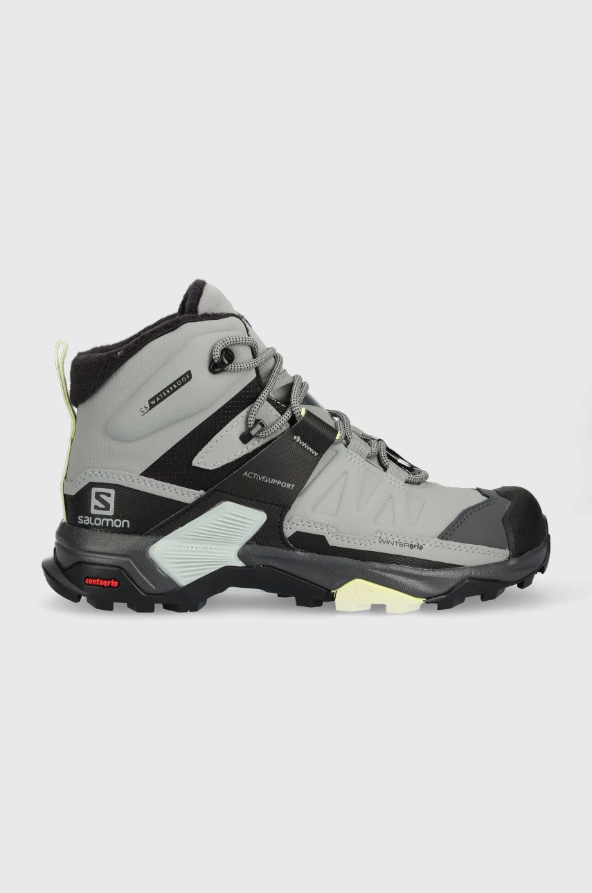Кецове и обувки Salomon X Ultra 4 Mid Winter Сиво | L41365000, 0