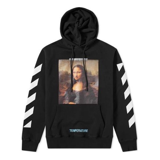 Суитчър Off-White Off-White Mona Lisa Print Hoodie Черно | OMBB029S180030121001, 0