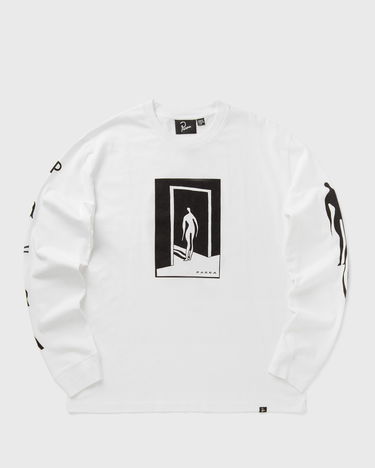 Тениска By Parra Hotel Graphic Long Sleeve T-Shirt Бяло | 54220, 2
