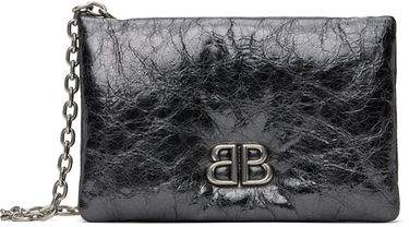 Чанта през рамо Balenciaga Balenciaga Monaco Nano Chain Bag Черно | 810562 2AAYQ, 0