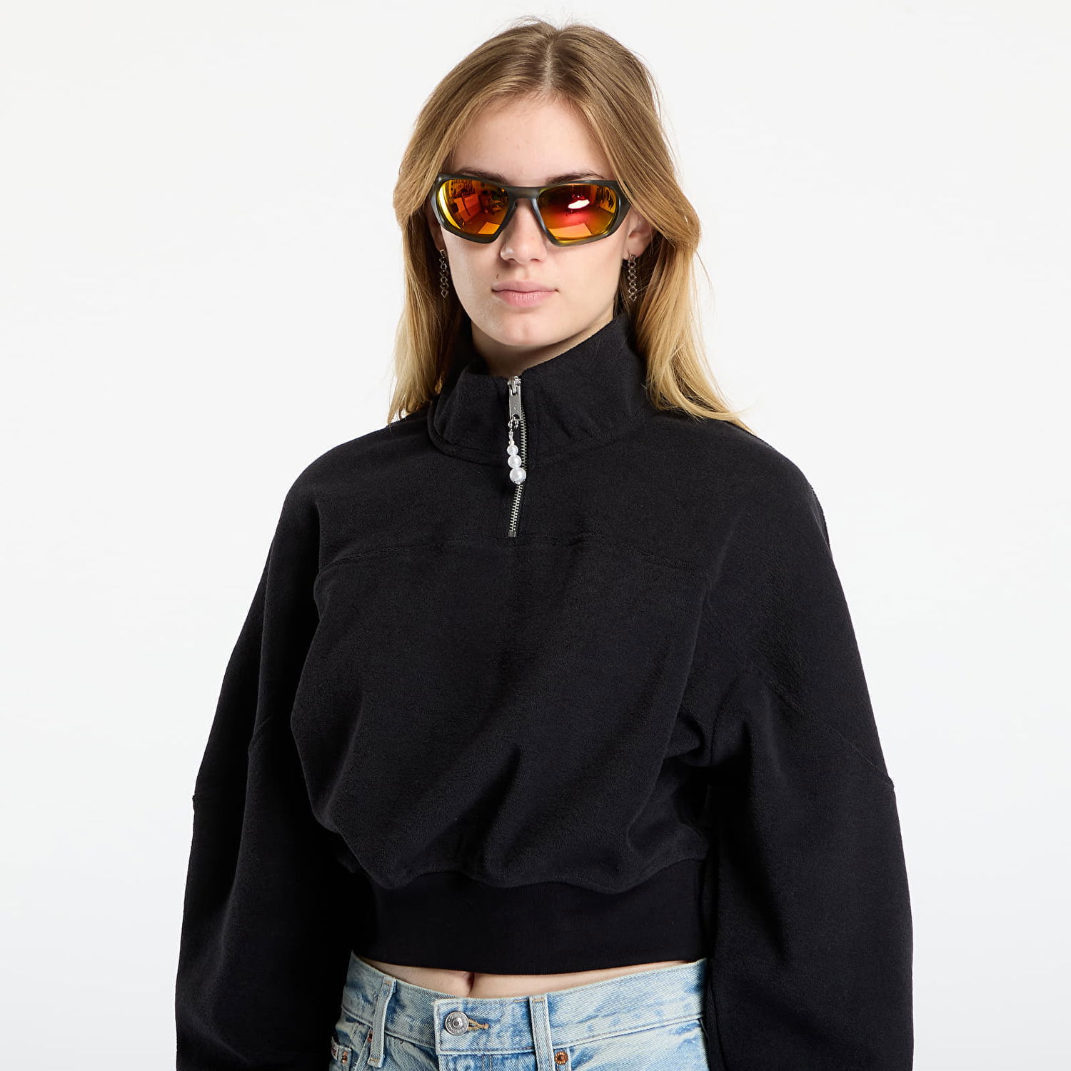 Суитчър Jordan Jordan Flight Fleece Quarter-Zip Top Черно | HV0326-010, 1