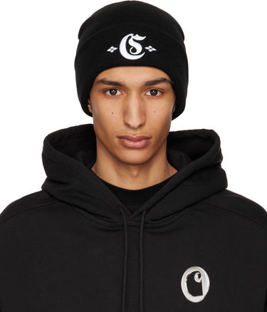 Шапка Carhartt WIP Work In Progress Greatest Hits Embroidered Logo Beanie Черно | I034367, 0