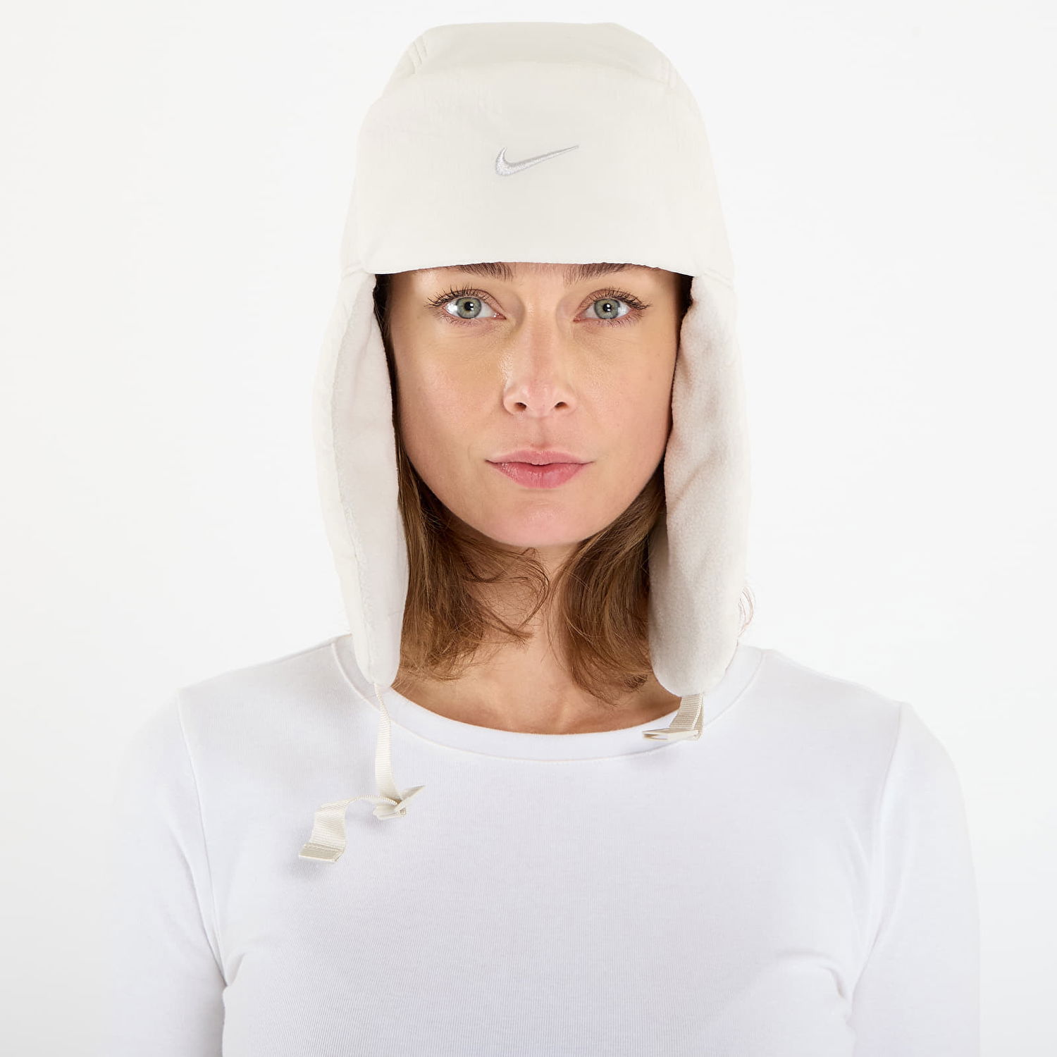Шапка Nike Fly Unstructured Puffer Trapper Cap Бяло | IB7310-072, 0