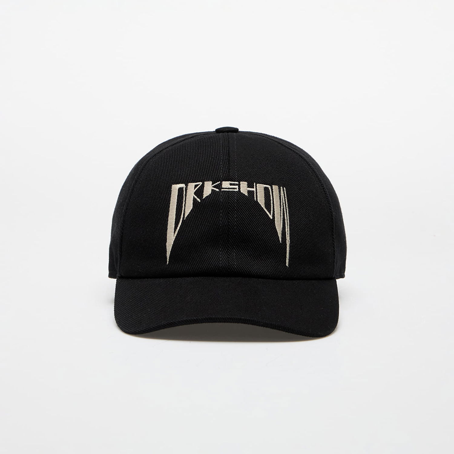 Шапка с козирка Rick Owens DRKSHDW Embroidered Denim Baseball Cap Black/ Pearl Черно | DA02D2478 DOEM10 0908, 0