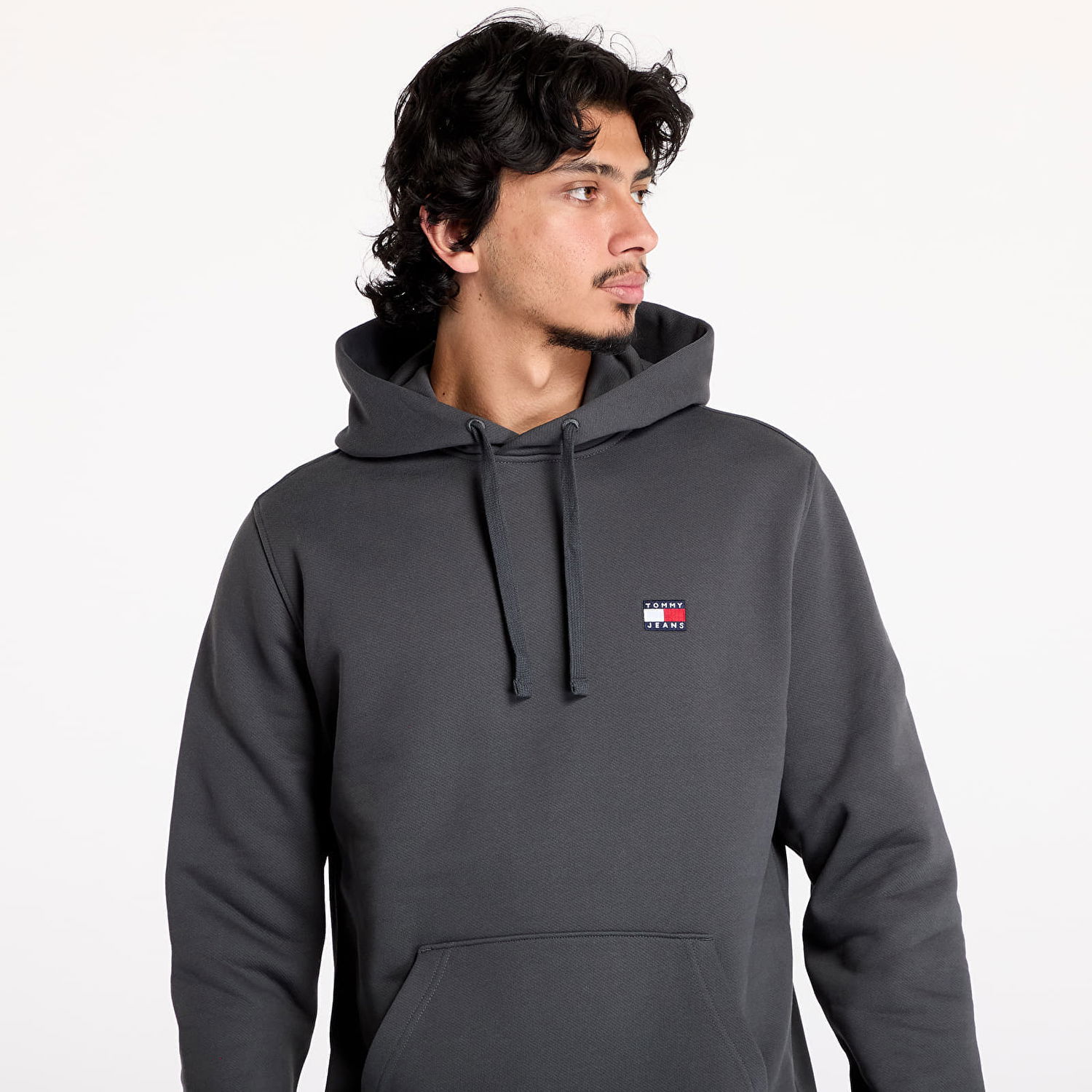 Суитчър Tommy Hilfiger Regular Badge Hoodie New Charcoal Сиво | DM0DM17988 PUB, 1