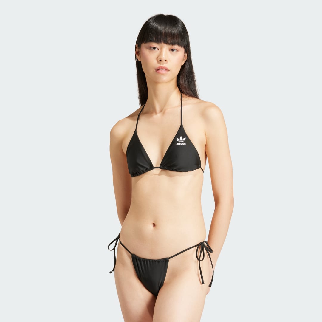 Бански adidas Originals Adicolor Triangle Bikini Черно | IT8632, 1