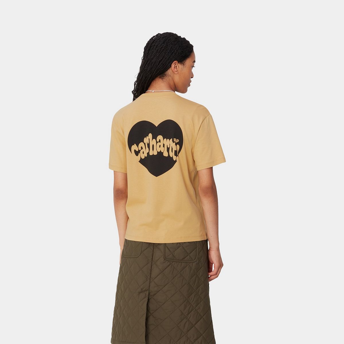 Тениска Carhartt WIP Amour Short Sleeve T-Shirt Жълто | I033678_8, 1