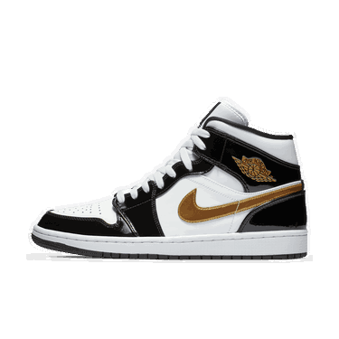 Кецове и обувки Jordan Air Jordan 1 Mid Patent "Black Gold" Многоцветен | 852542-007, 2