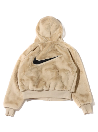 Яке Nike Sportswear Essential Faux Fur Jacket W Бежово | DD5117-206