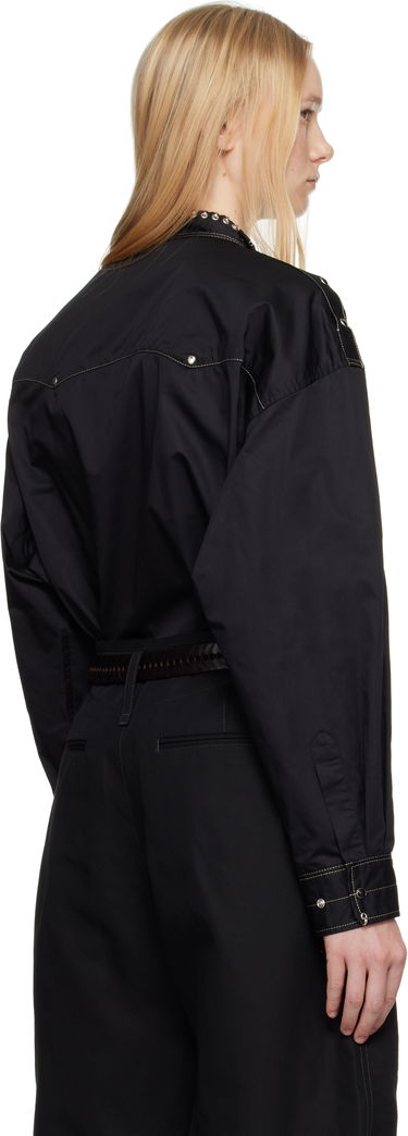 Риза LEMAIRE Lemaire Embellished One-Shoulder Top Черно | TO1327 LF1207, 2