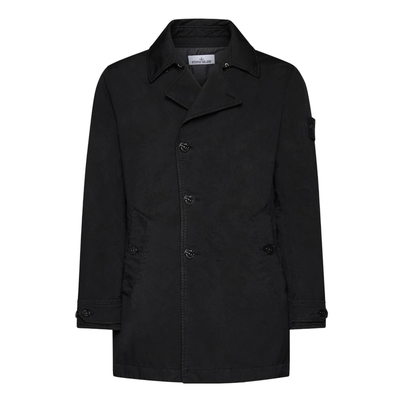 Тренчкот Stone Island Short Trench Coat Черно | 791542149-A0029