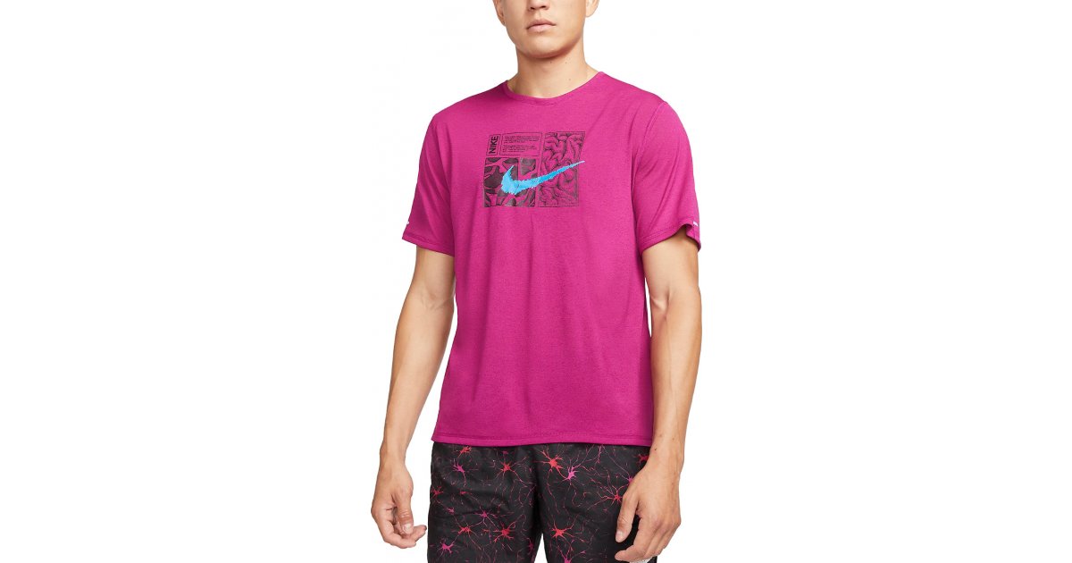 Тениска Nike Dri-FIT Miler D.Y.E. T-Shirt Розово | dq6508-549, 1