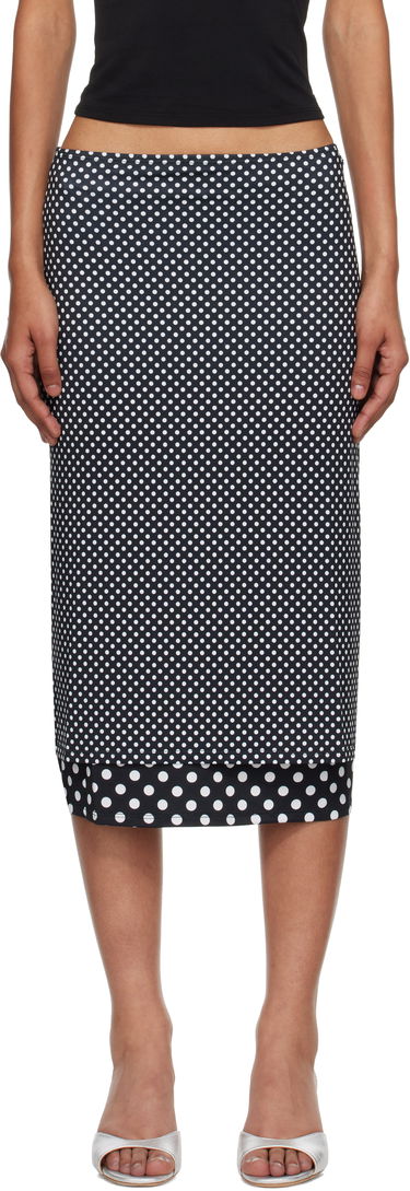 Пола Miaou Miaou Maria Polka Dot Maxi Skirt Черно | 4064VISBWP, 0