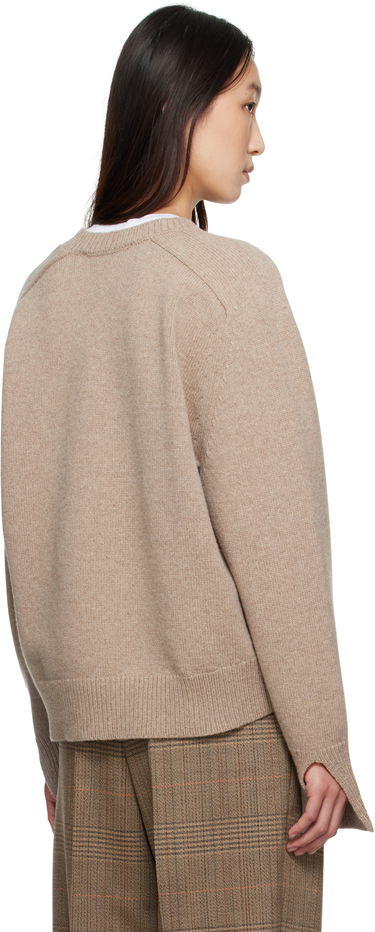 Пуловер Róhe Róhe Sleeve Wrap Sweater Бежово | 416-23-320, 2