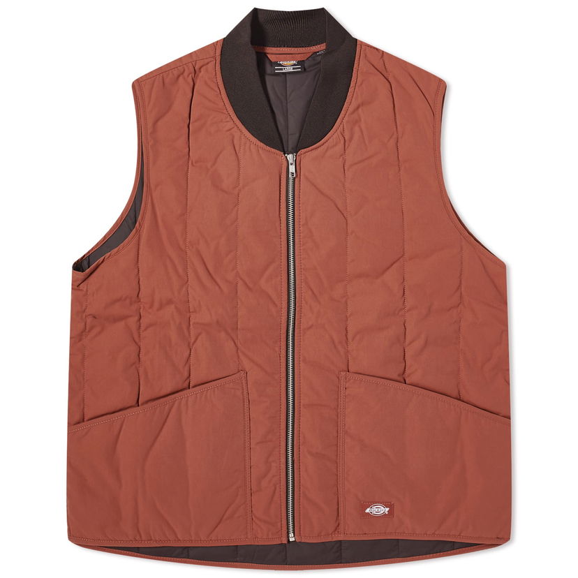 Жилетка Dickies Tier Zero Quilted Vest Кафяво | DK0A4YVG-H441