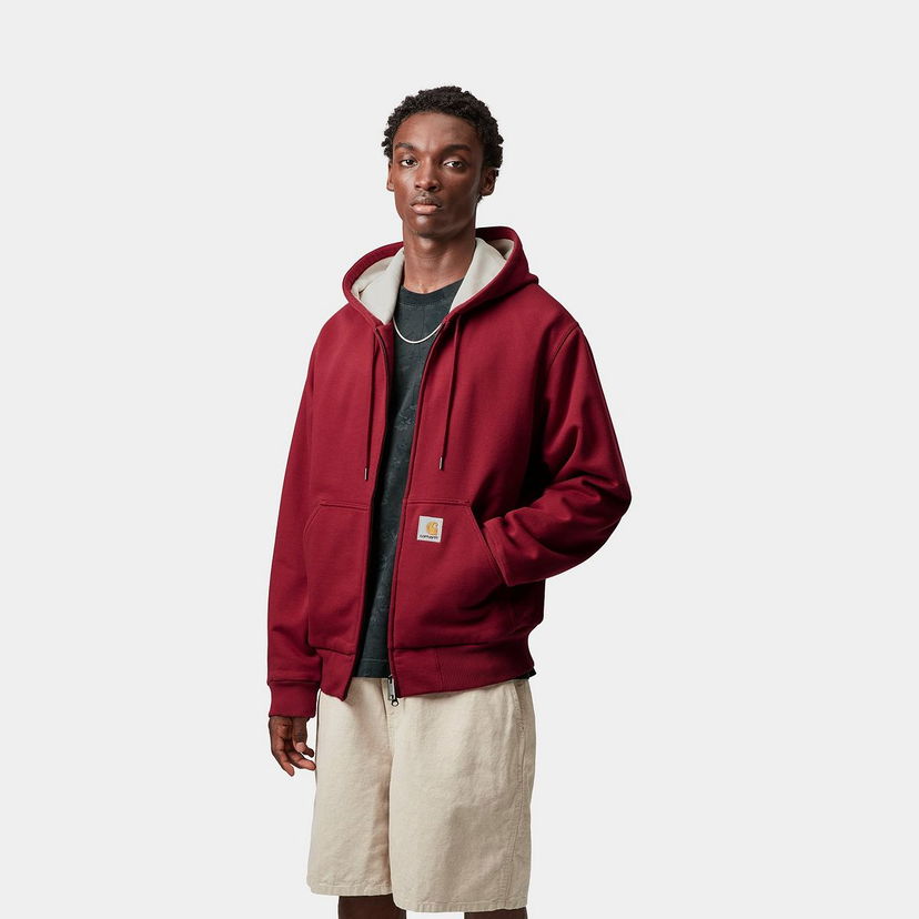 Суитчър Carhartt WIP Carhartt WIP Active Sweat Jacket Червено | I035602_4