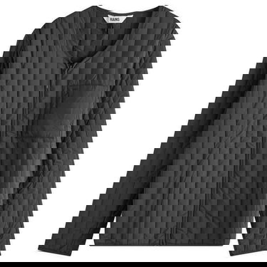 Яке Rains Banja Liner Quilted V-Neck Jacket with Zippered Chest Pocket Черно | 21670-01, 0