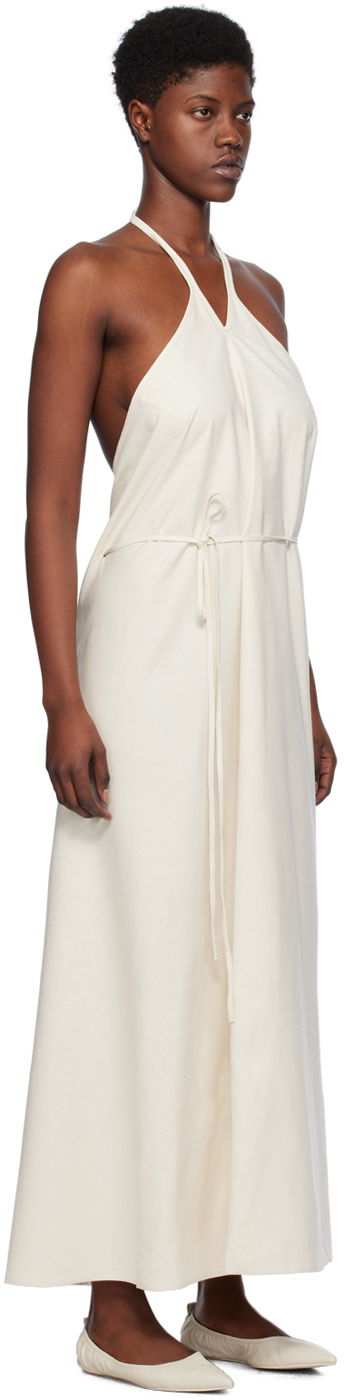 Pокля Baserange Halterneck Maxi Dress Бяло | DRMA-WS-SP24, 1