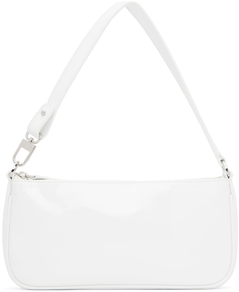 Чанта през рамо BY FAR Exclusive White Shoulder Bag Бяло | 23SSRCLSWHPMED