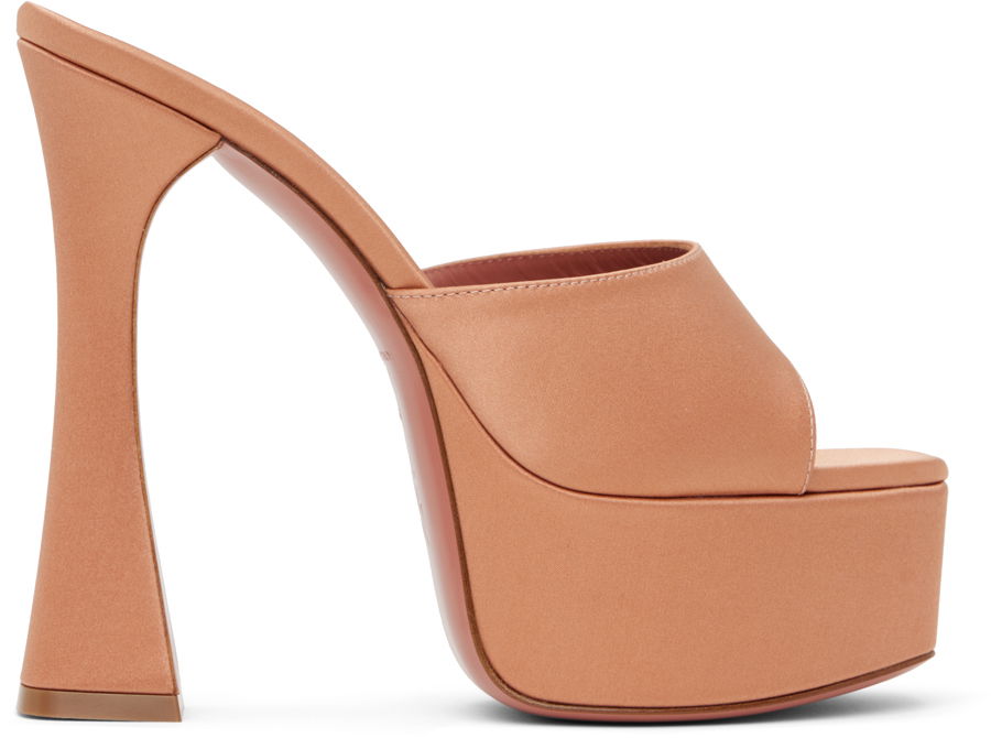 Аксесоари Amina Muaddi Amina Muaddi Dalida Heeled Sandals Розово | DALIDA SLIPPER, 0