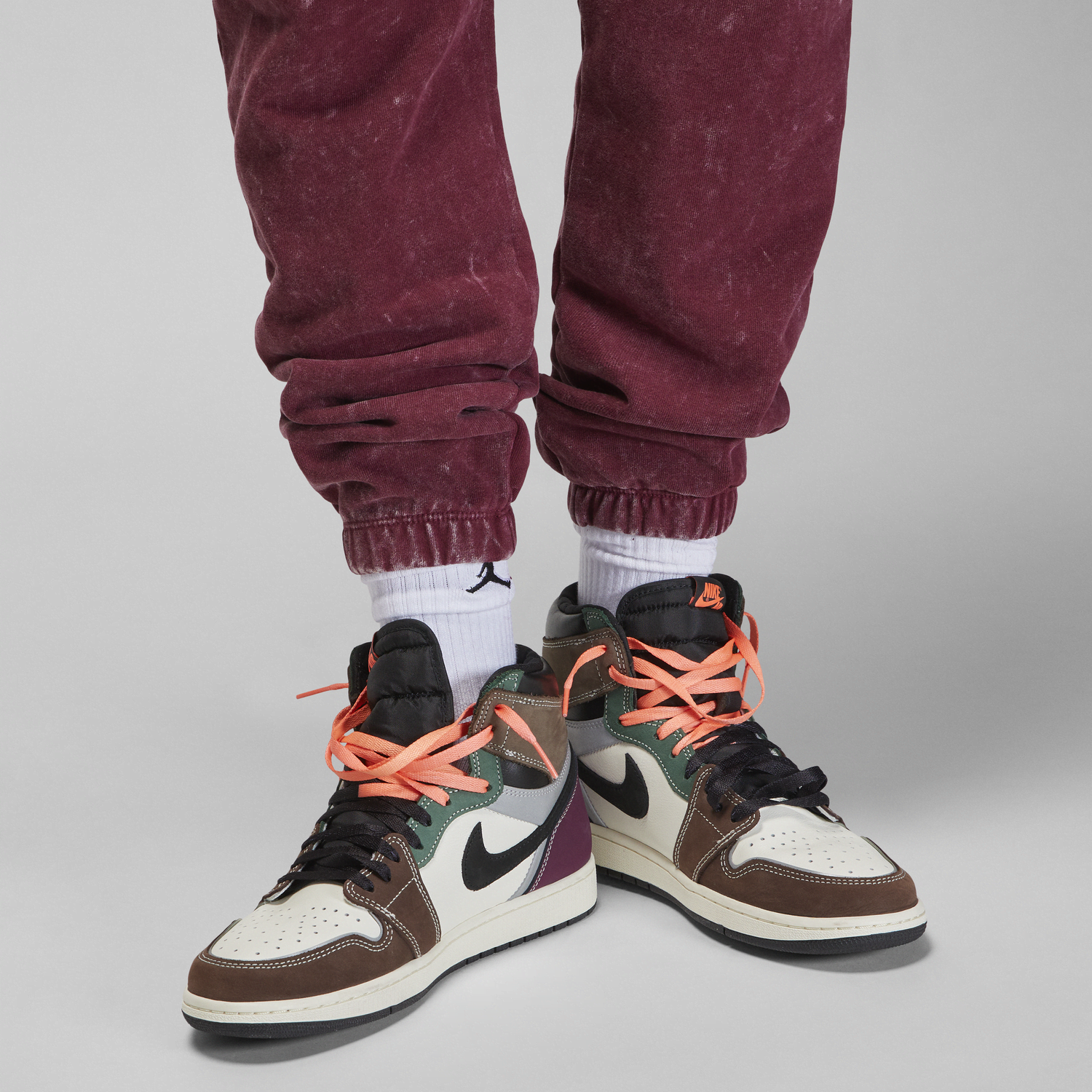 Спортни панталони Jordan Jordan Essentials Statement Fleece Pants Бургунди | DR3089-680, 1