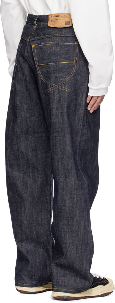 Панталони Maison MIHARA YASUHIRO Maison MIHARA YASUHIRO Selvage Denim Baggy Pants Синьо | I13PT023, 2