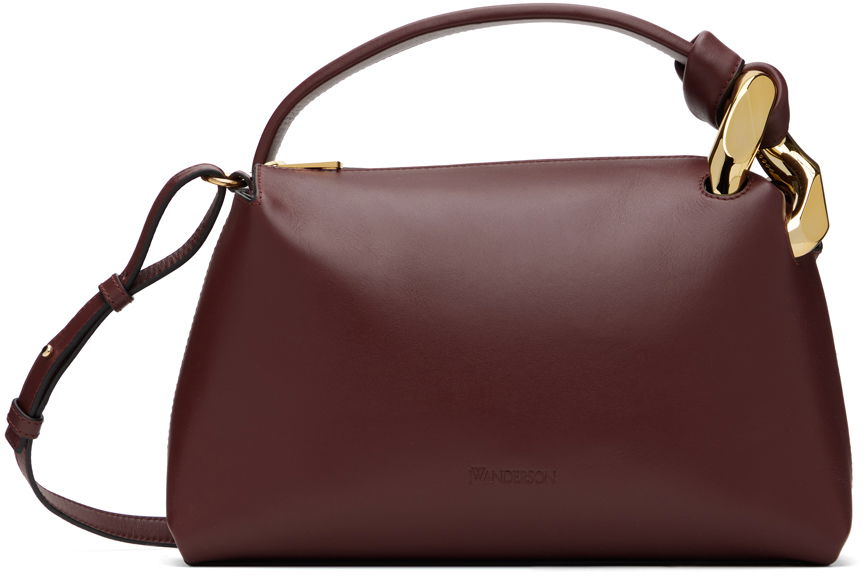 Облекло JW Anderson Burgundy JWA Corner Bag Кафяво | HB0557-LA0351, 0