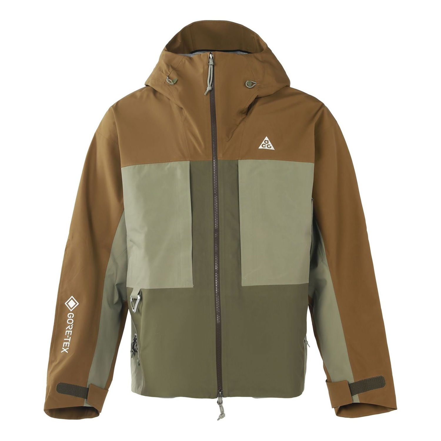 Парка Nike ACG ACG Loose Fit Colorblock Hooded Jacket Кафяво | CV0635-242, 0