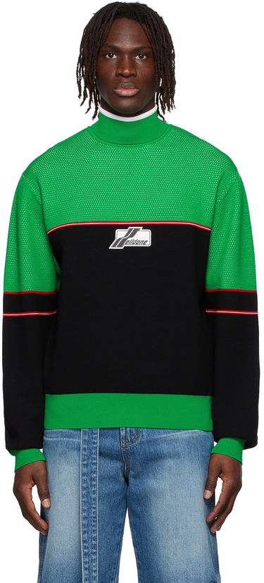 Пуловер We11done We11done Knit Turtleneck Sweater Зелено | WD-KT1-22-617-U-GR, 0