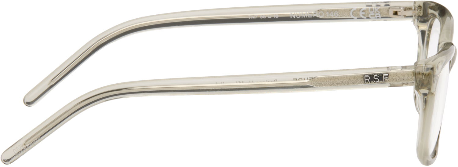 Слънчеви очила RETROSUPERFUTURE Rectangular Frame Glasses Сиво | TN7, 1