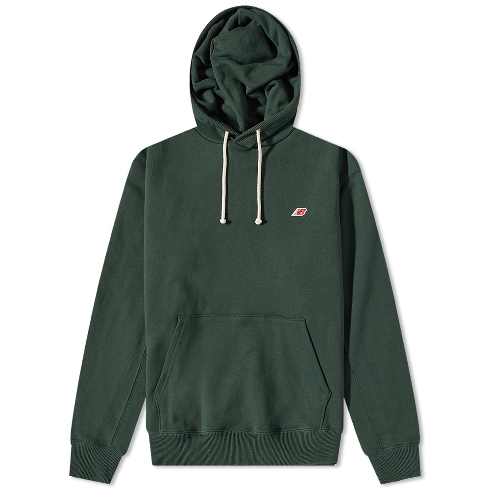 Суитчър New Balance Made in USA Hoody Зелено | MT21540-MTN, 0