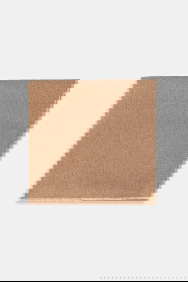 Шал MAISON KITSUNÉ Scarf with wool blend Handwriting Бежово | PM06202WB0038, 1