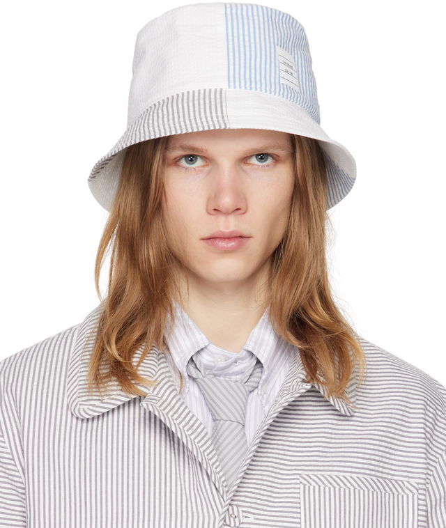 Striped Quarter Combo Bucket Hat