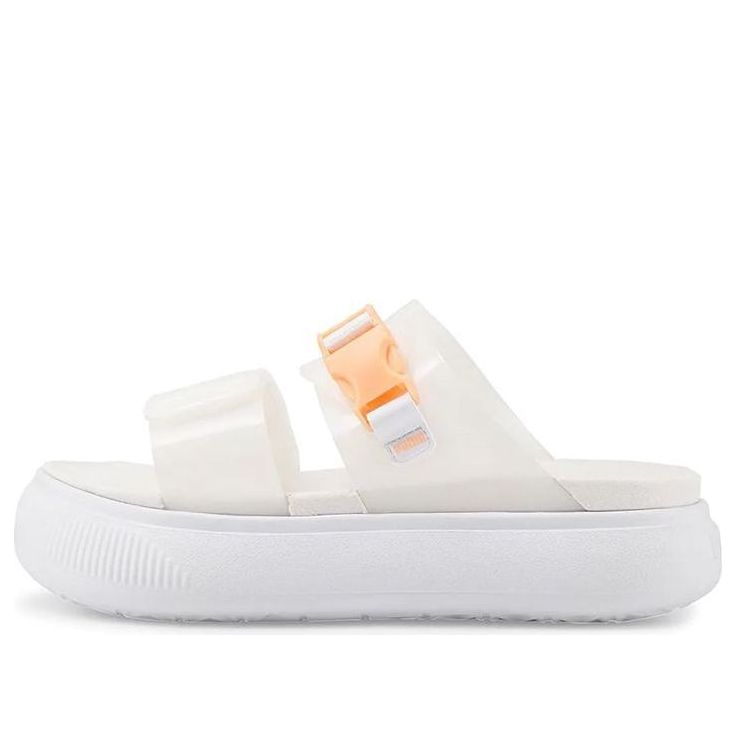 Кецове и обувки Puma Suede Mayu Pop Platform Sandals Бяло | 384433-02