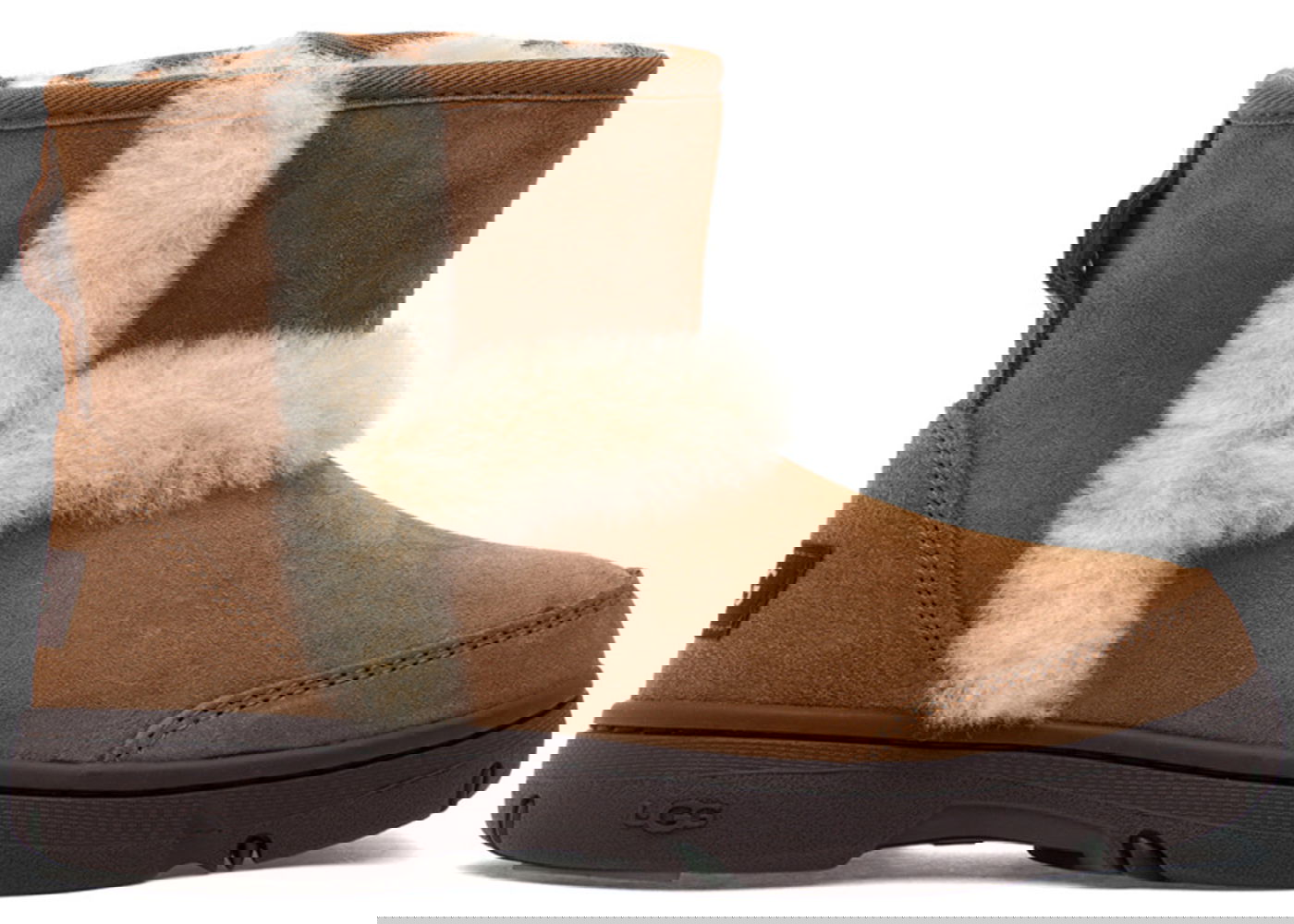 Кецове и обувки UGG Sunburst Mini "Chestnut" W Бежово | 1130728-CHE, 0