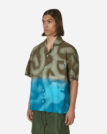 Риза Awake NY Mundo Dip Dyed Camp Shirt Зелено | AWK-SP23-TP001  BRO, 4