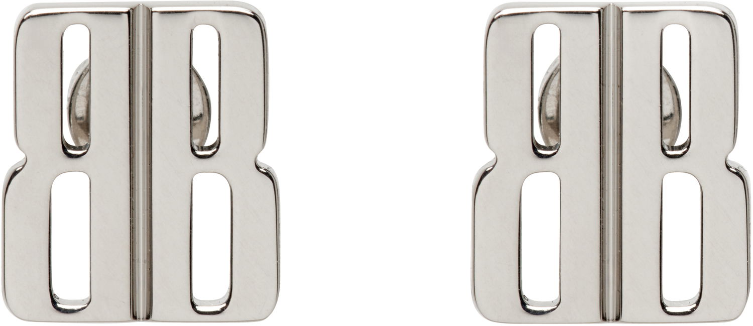 Обеци Balenciaga Balenciaga Nano XS Stud Earrings Металик | 831948TZ99S, 0