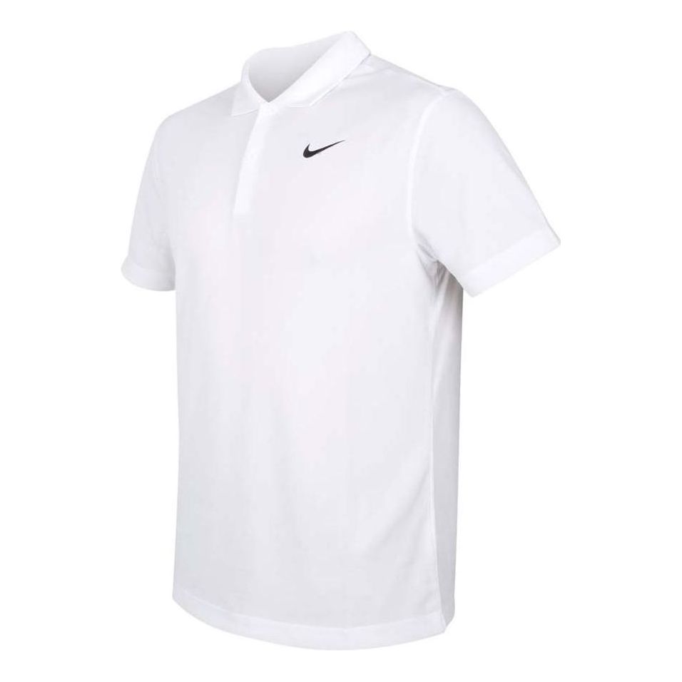 Поло тениска Nike Solid Color Short Sleeve Polo Shirt Бяло | DH0858-100, 0