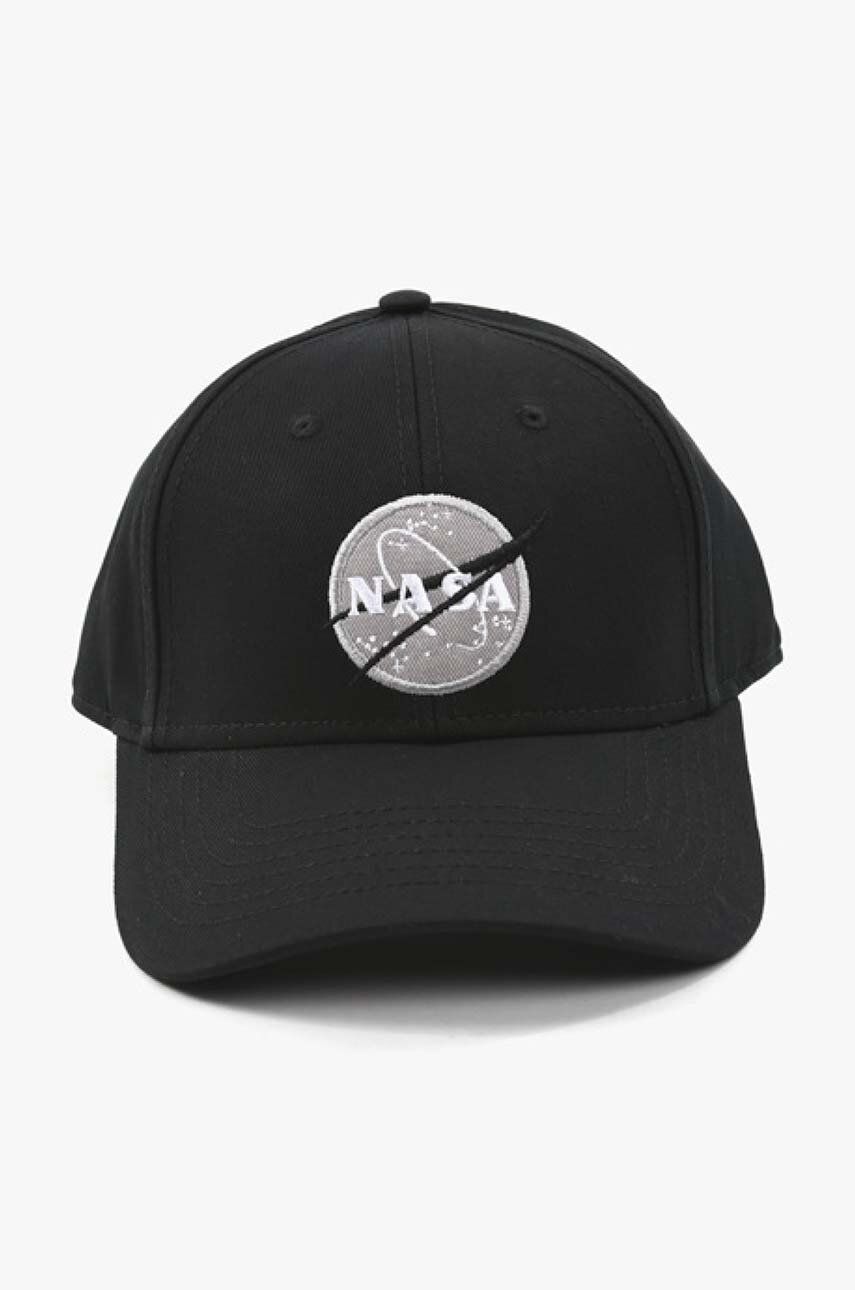 Шапка с козирка Alpha Industries NASA Cap Черно | 186903-03, 1