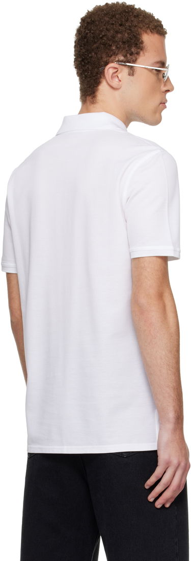 Поло тениска Givenchy Front Pocket Polo Бяло | BML00T3YSD100, 2