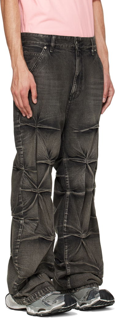Дънки We11done We11done Wrinkled Jeans Черно | WD-DP1-25-365-M-BK, 1