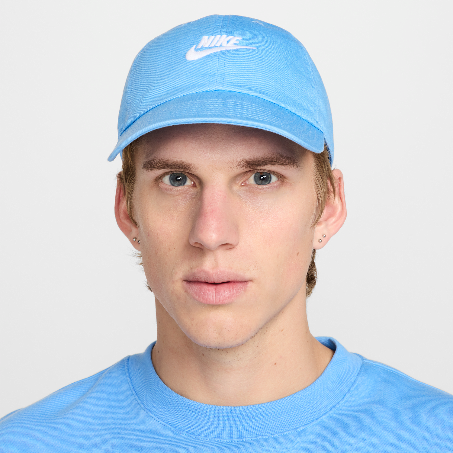 Шапка с козирка Nike Nike Club Futura Washed Cap Синьо | FB5368-412, 0