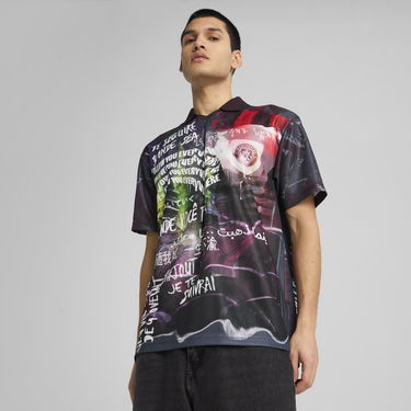 Поло тениска Puma Manchester City ftblNRGY+ Retro Graphic Print T-Shirt Многоцветен | 779126_71, 0