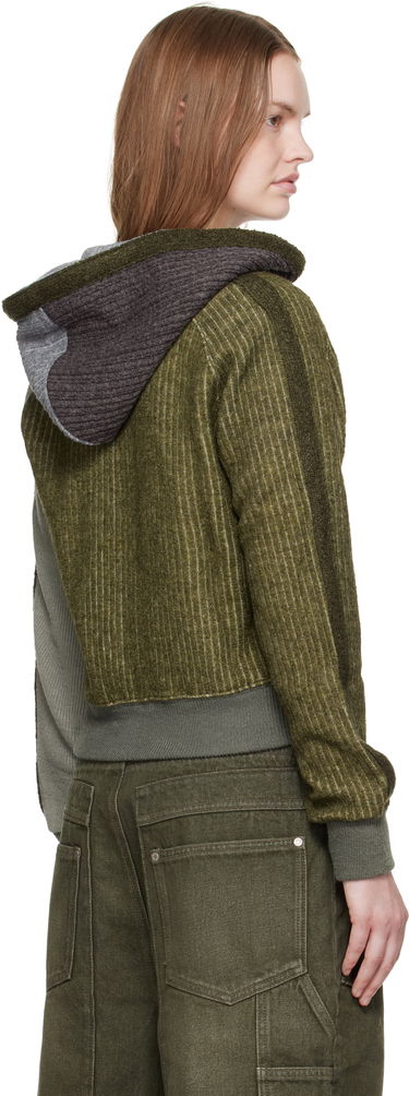 Суитчър Andersson Bell Andersson Bell Color Blocked Knit Zip-Up Hoodie Зелено | atb1364w, 2