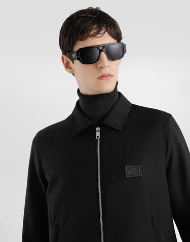 Яке Dolce & Gabbana Dolce & Gabbana Wool Canvas Jacket Черно | G9BQZTFURK8N0000, 3