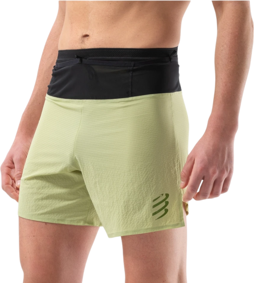 Къси панталони Compressport Trail Racing Overshorts Зелено | ashm3736-ashm3736039
