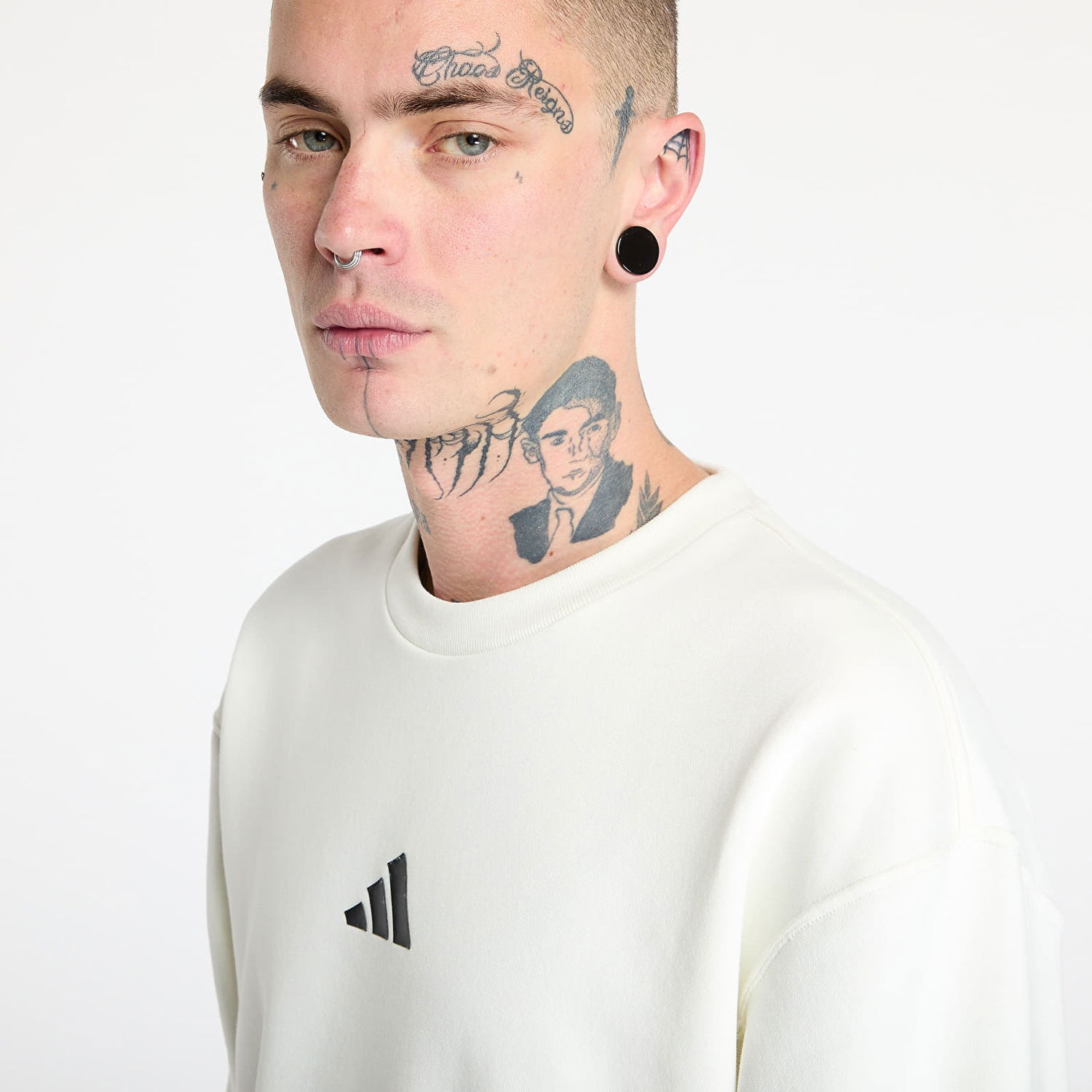 Суитчър adidas Originals Crewneck Graphic Sweatshirt Бяло | JJ3670, 1